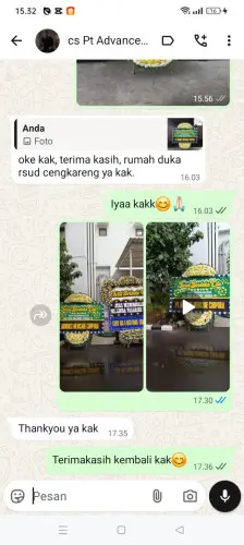 Testimonial Papan Bunga Pernikahan babakankeusik
