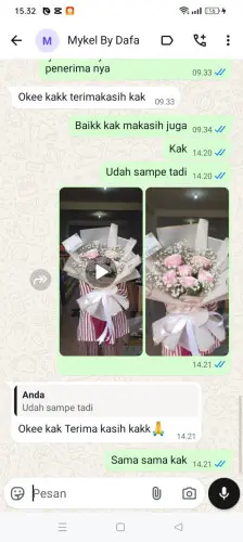Testimonial Buket Bunga babakankeusik