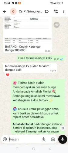 Testimonial Papan Bunga babakankeusik