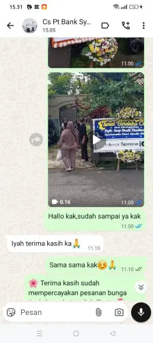 Testimonial Papan Bunga babakankeusik